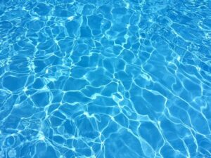 senior women swimming