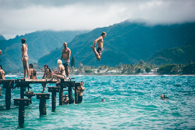 swimming